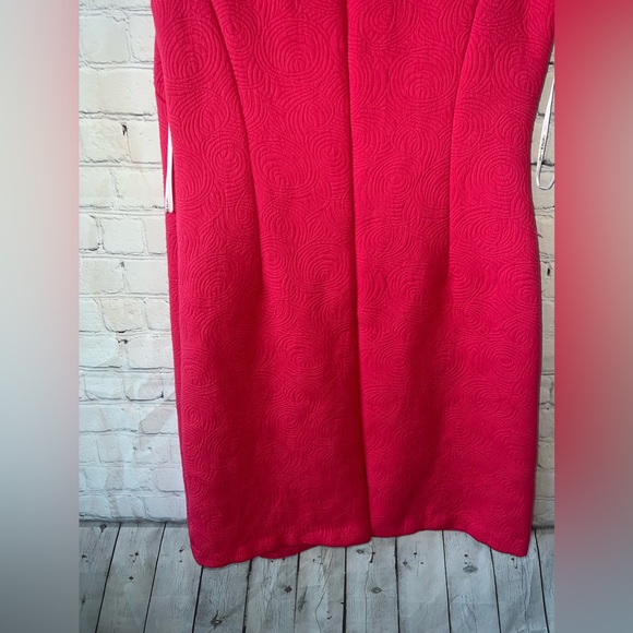 Chetta Bee Sunhee dark pink sleeveless dress size 8 - Picture 11 of 12